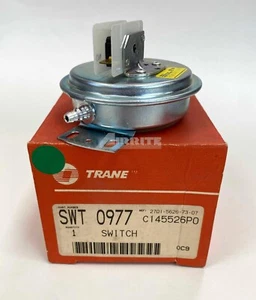 NEW - OEM TRANE SWT0977 / C145526P01 PRESSURE SWITCH 120V NEG PRES. -NIB -NOS - Picture 1 of 4