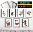 Beauty Salon Posters * Motivational Quotes Make Up Wall Art A3/A4 FRAMED OPTIONS