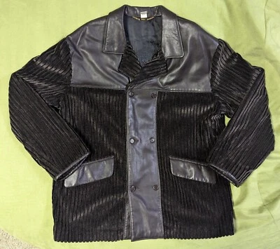 Chaqueta Made in Spain TORRAS Marrón Oscuro Materiales Mezclados Cuero/Lana Talla 50/2XL Foto 1 de 4
