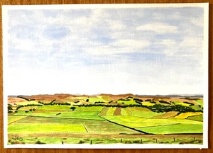 Yorkshire Dales England - VOM STRASSENRAND (A3) Acrylgemälde - von G.D. Leid - Bild 1 von 3