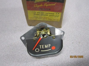NOS 1959 PLYMOUTH BELVEDERE FURY SAVOY SUBURBAN TEMPERATURE GAUGE Mopar 1879408 - Picture 1 of 7