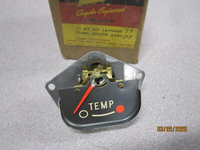 Nuevo de Lote Antiguo 1959 Plymouth Belvedere Fury Savoy medidor de temperatura suburbano Mopar 1879408 Foto 1 de 4