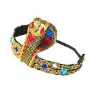 Vintage Egypt Queen Headdress Theme Costume Snake Headband for Halloween Event