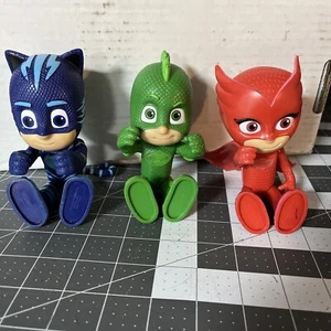Máscara Disney PJ Catboy, Owlette, Gecko. "Figura de acción Hero Toys de 7"" probada" - Imagen 1 de 4