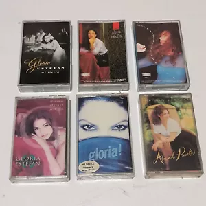 Gloria Estefan lot 6x original indonesia tapes 3 NEW + 3 USED - Picture 1 of 6