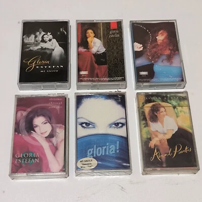 Gloria Estefan lot 6x original indonesia tapes 3 NEW + 3 USED - Image 1 of 4