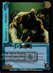 UFS Street Fighter Round 1 ... FIGHT FOIL Tournament Prize Promo Card SF1P #7 - Picture 1 of 1