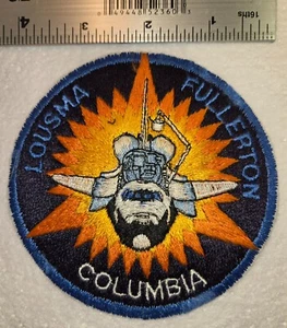 Vintage Space Shuttle Columbia STS-3 Lousma Fullerton  NASA Astronauts Patch - Picture 1 of 1