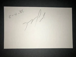 2004 RAYS: Jorge Cantu, SIGNED 3x5 Card - Picture 1 of 1