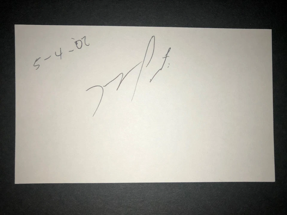 RAIOS 2004: Jorge Cantu, cartão ASSINADO 3x5 - Imagem 1 de 1