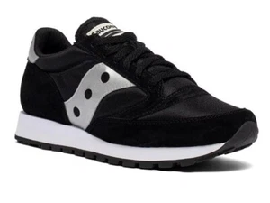 Saucony Originals Jazz 81 Trainers Sneakers Black/Silver (S70539-2) RRP £90 - Picture 1 of 5