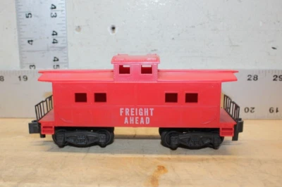 Vintage American Flyer Freight Ahead Red Caboose - Image 1 of 4