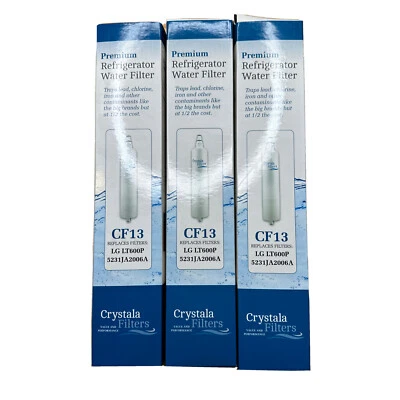 Lot 3 Replacement  Refrigerator Water Filters Fits LG LT600P Kenmore 46-9990 S - Image 1 of 4