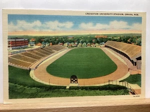 Creighton University Stadium: Omaha, NE - Postal vintage - Imagen 1 de 3