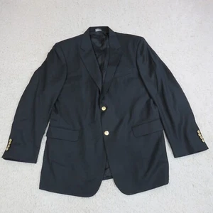 JOS A Bank Wollblazer Herren 40 schwarz Mantel Jacke Blazer Zweiknopfärmel - Bild 1 von 19