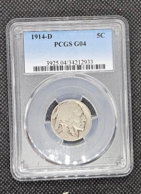 1914-D Buffalo Nickel | PCGS G4 - Image 1 of 4