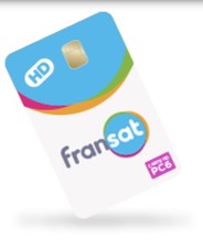 Carte Fransat PC6 Satellite 5w Atlentic Bird Chaîne Française
