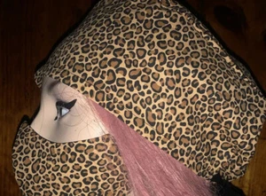 Leopard Print Scrub Cap Hat Surgical Cap Animal Print Gorro De Enfermera Cheetah - Picture 1 of 3