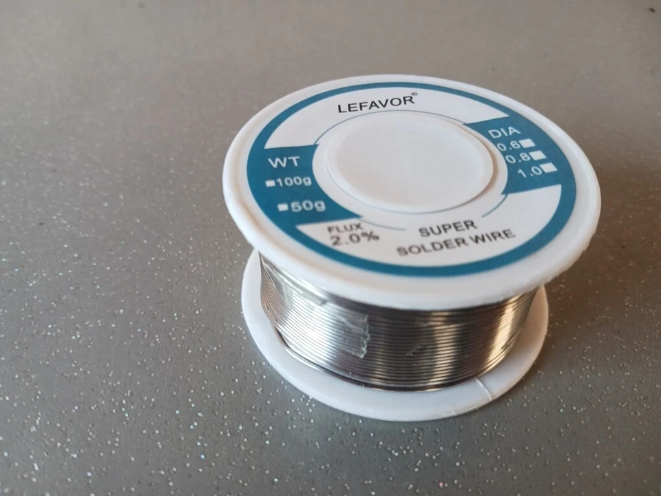 Toogoo (r) fil À souder 0 3 mm Diamètre 63 Étain 37 plomb