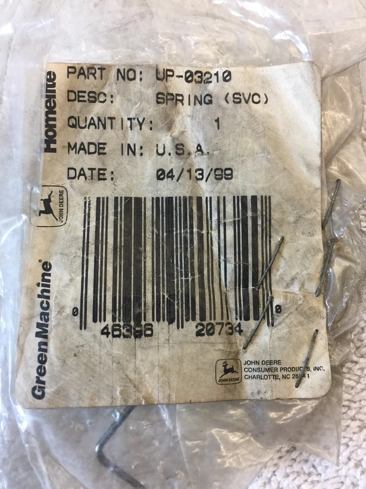 UP03210 Homelite Ryobi CS30 Trimmer Box Throttle Spring FREE SHIPPING (293) - Image 1 of 3