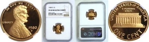 1980-S 1C Lincoln Memorial Cent Proof NGC PF 69 RD Ultra Cameo - Picture 1 of 3