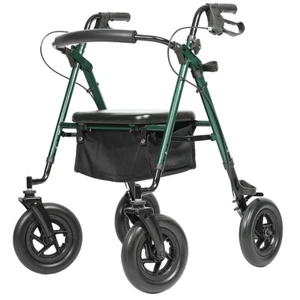 Deluxe ELENKER Rollator Walker Medical Aid Heavy Duty Upright Rolling Walking US - Picture 1 of 6