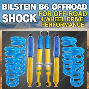 Bilstein Shock Absorbers + Lovells Coil Springs Lift Kit for Isuzu MU-X 2014-on - Picture 1 of 4