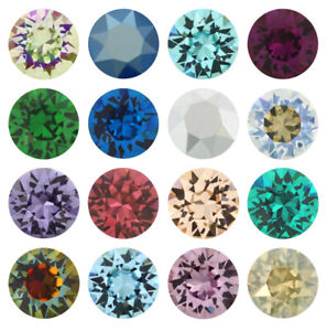 Genuine SWAROVSKI 1088 XIRIUS Chaton Round Stones Crystals * Many Colors & Sizes