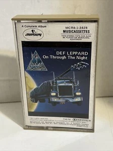 Def Lepard - On Trough The Night - Cassette Tape - 1980 Rare Vintage Tested - Picture 1 of 3