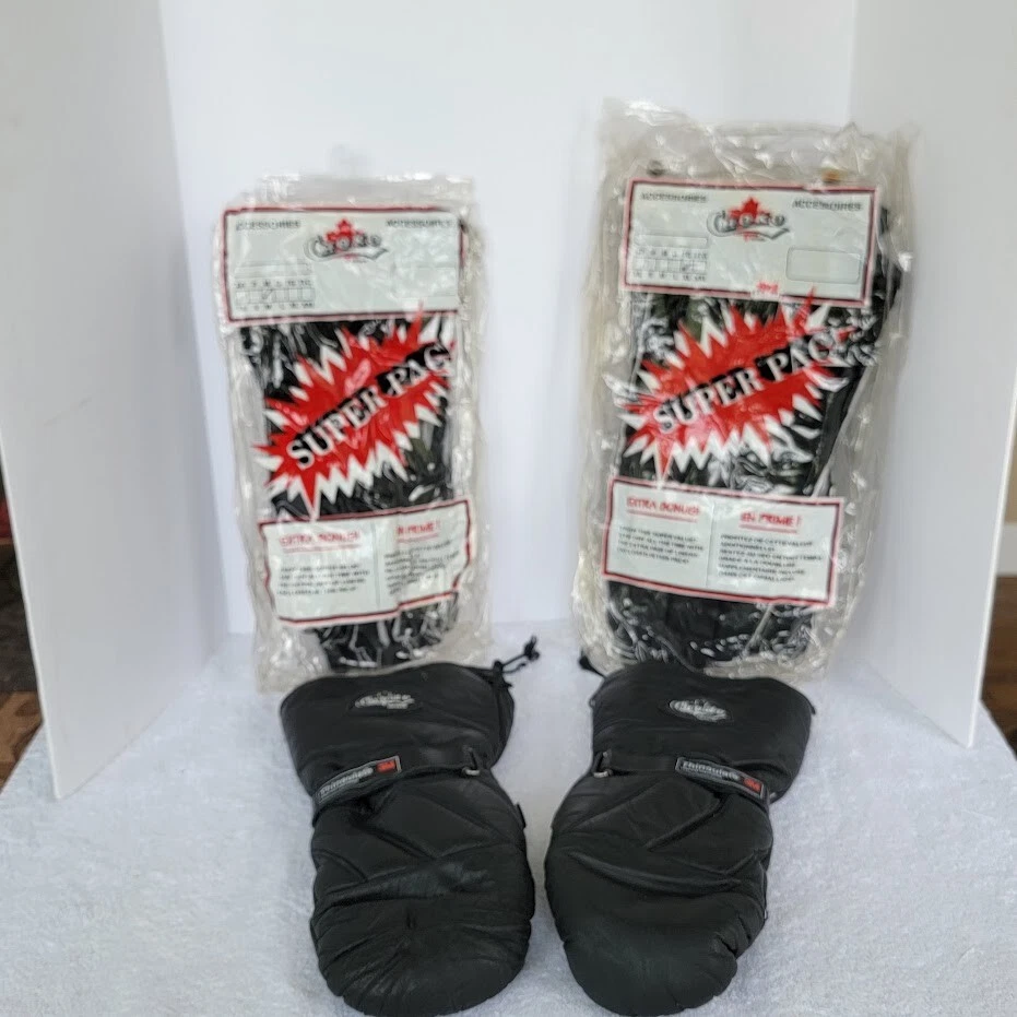 КОЖАНЫЕ ПЕРЧАТКИ ДЛЯ СНЕГОХОДА CHOKO — (СРЕДНИЙ РАЗМЕР) И ВКЛАДЫШИ 2 УПАКОВКИ MED/XL — Б/У - Изображение 1 из 4