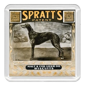 Deerhound Hundefutter Werbung Acryl Untersetzer Neuheit Trinkbecher Matte tolles Geschenk - Bild 1 von 1