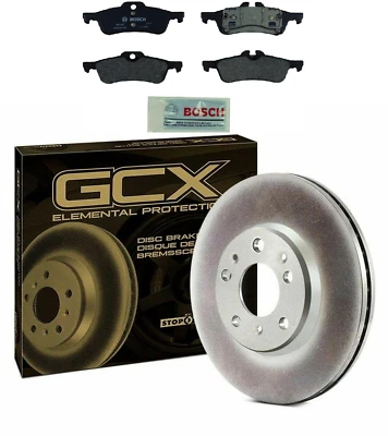 2 Kit de rotor de disco trasero céntrico + Juego de pastillas de freno BOSCH para MiNi Cooper (R50 R52 R53) Foto 1 de 4