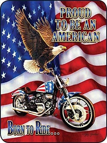 MANTA POLAR CACHEMIR PIEL SINTÉTICA 45" X 60" - ORGULLOSA AMERICANA por GREG GIORDANO Foto 1 de 1