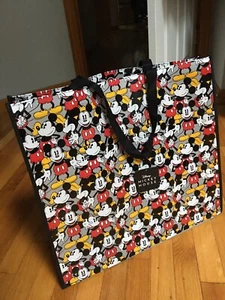 LARGE Disney Reusable Tote Shopping Bag Mickey Mouse NEW - Picture 1 of 9
