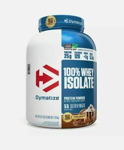 3.8lbs DYMATIZE 100% WHEY ISOLATE Choc Protein Powder 55 SERVINGS FREE SHIPPING