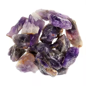 18 lb Dark Amethyst Rough Stones - Jewelry Making Craft Rocks Tumbling - Picture 1 of 3
