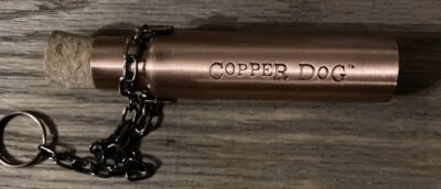 COPPER DOG WHISKY DIPPER FLASK BNIB KEY CHAIN NEW WHISKEY FLASK - Image 1 of 4