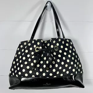 Bolso de Mano Kate Spade NY West Valley Maryanne Negro y Crema Lunares - Imagen 1 de 17
