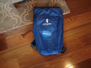 Cotopaxi Luzon 18 Del Dia Backpack Nylon Salesforce Inventor Blue Hiking Pockets - Picture 1 of 11