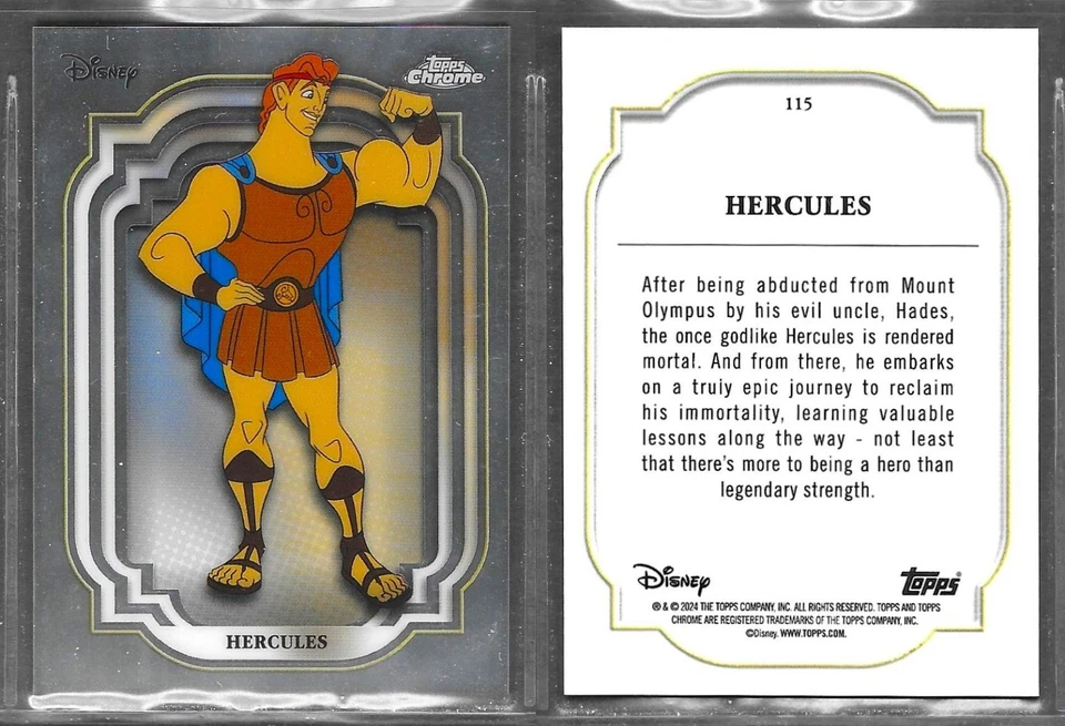 Topps Chrome Disney 2024 #115 Hercules Card - Image 1 of 1