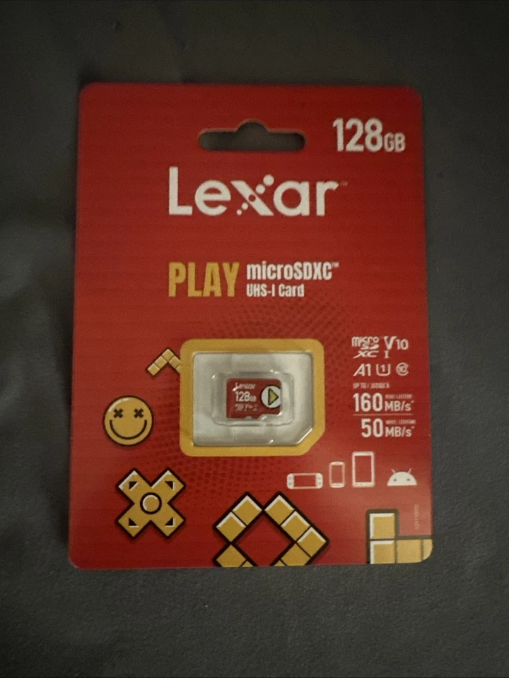Lexar LMSPLAY128G-BNNNU Play Uhs-1 Micro Sdxc 128gb Memory Card - BRAND NEW! - Image 1 of 2