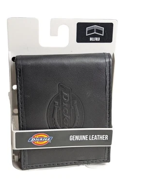 Billetera Dickies de Cuero Genuino Negra para Hombre 31DI130019 Nueva Envío Gratuito Foto 1 de 4