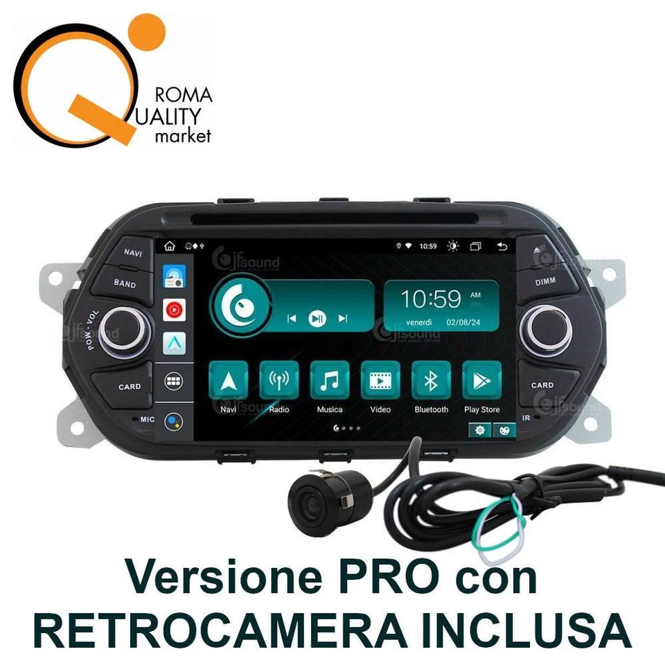 Jfsound JF-037FE-X9C PRO autoradio car tablet 7" fit FIAT Tipo da 2016 Android - Immagine 1 di 4