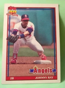 1991 Topps - Johnny Ray #273 - California Angels  - Picture 1 of 2