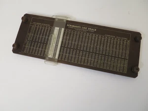 Vintage Barnett Co. Scribner's Log Scale Timber Log Lumber Board Feet Calculator - Picture 1 of 14
