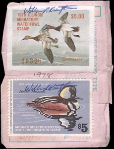 US #RW45 Used on license with #IL4 (1978 Illinois) - Picture 1 of 1