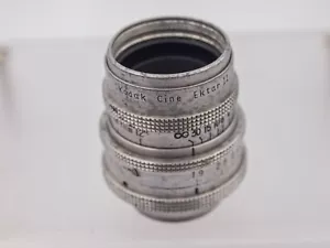 Cine Kodak Ektar II 25mm F1.9 C Mount Lens For Camera Adapt M4/3 BMPCC Bolex H16 - Picture 1 of 9