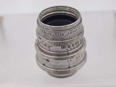 Cine Kodak Ektar II 25mm F1.9 C Mount Lens For Camera Adapt M4/3 BMPCC Bolex H16 - Image 1 of 4