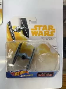 Hot Wheels Star Wars Tie Fighter Starships Disney Imperial Diecast Replica Toys - Picture 1 of 6