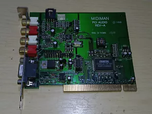 RETRO MIDIMAN PCI AUDIO REV-A 16/48 M-AUDIO DMAN PCI SOUND CARD - Picture 1 of 4